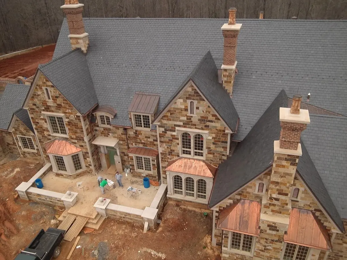 Craftsman Roofing Slate Roof Repair project in Bixby Park